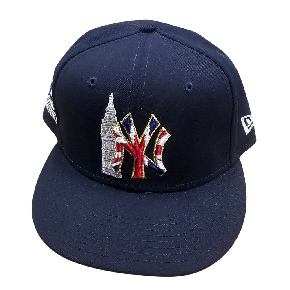 New York Yankees New Era 9FIFTY Snapback Hat Navy 2019 MLB London Series Cap